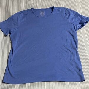 L.L. Bean Women's Blue Short Sleeve Tee
